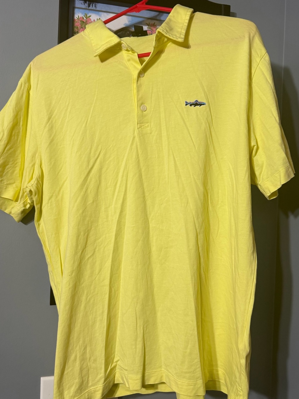Men's Patagonia Yellow Polo